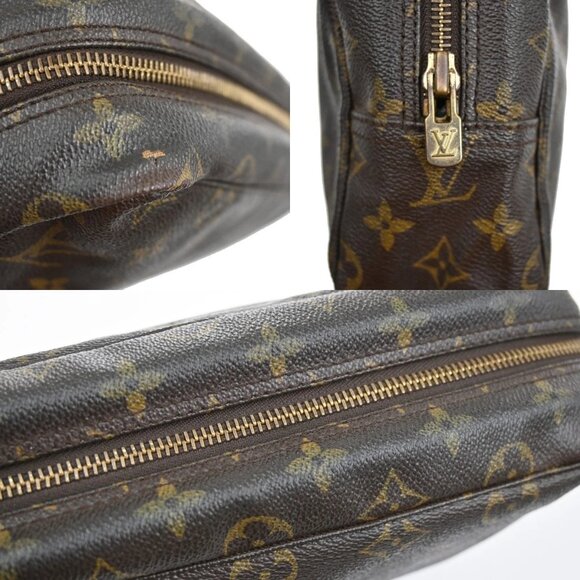 LOUIS VUITTON Trousse Toilette 28 Clutch Hand Bag Monogram Brown M47522 05CA012 - Picture 8 of 15